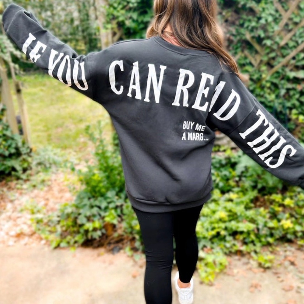 Black Oversized Sweatshirt